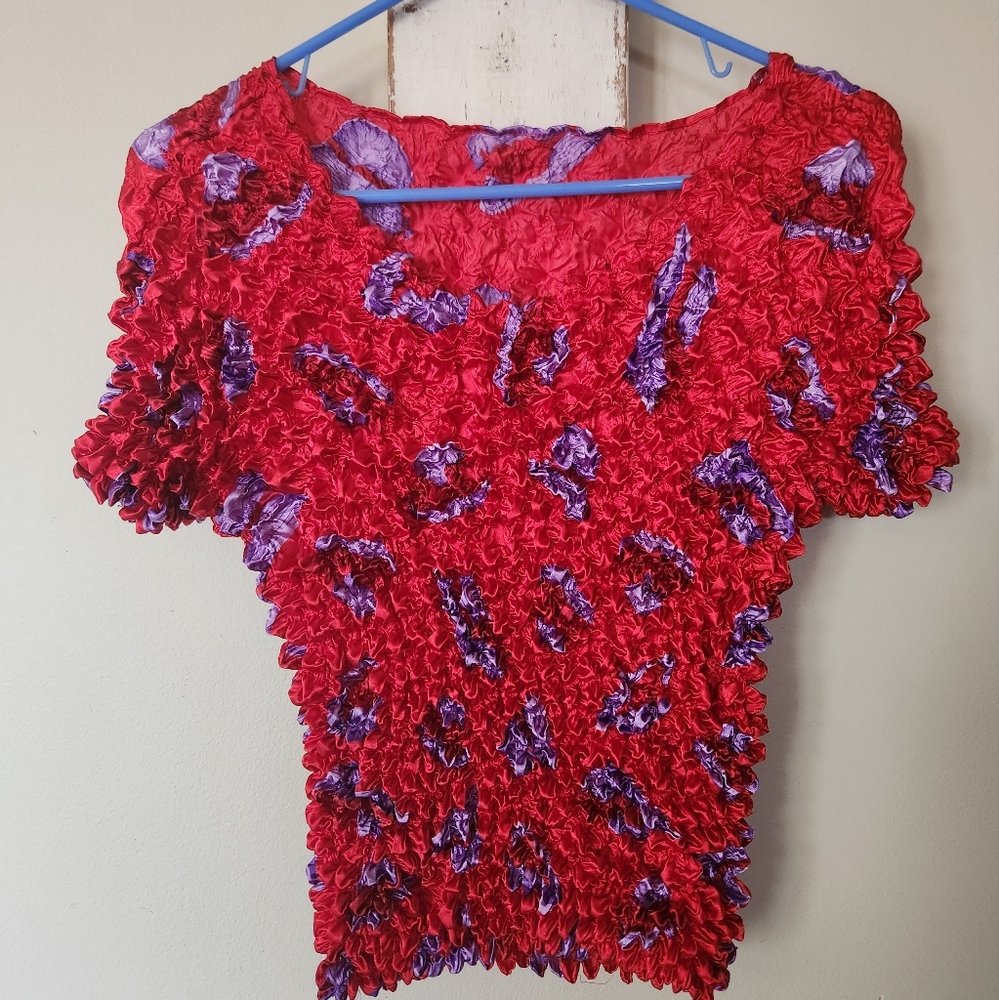 90's scrunchy popcorn shirt